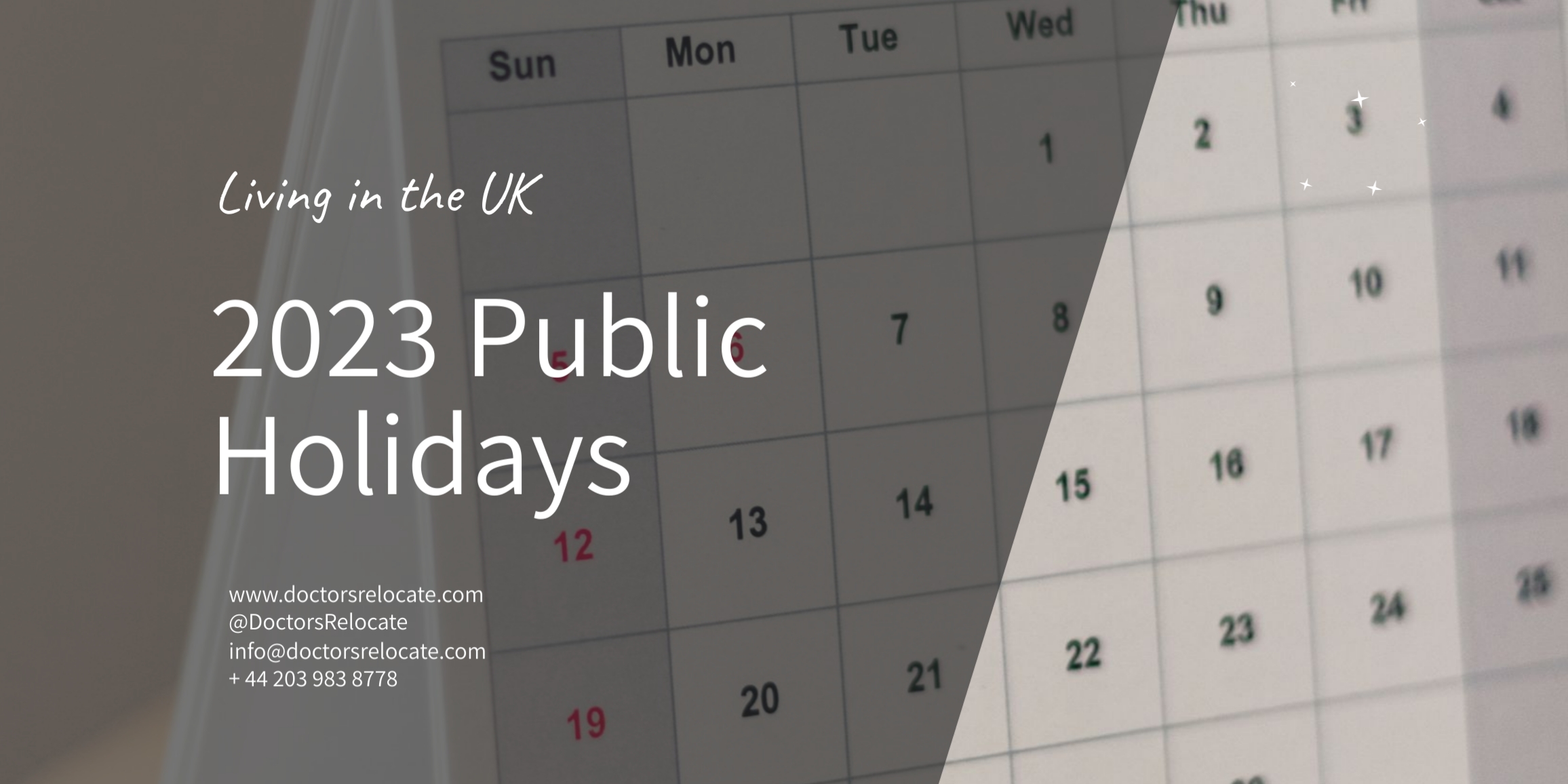 2023 Public Holidays in the UK - Doctors Relocate
